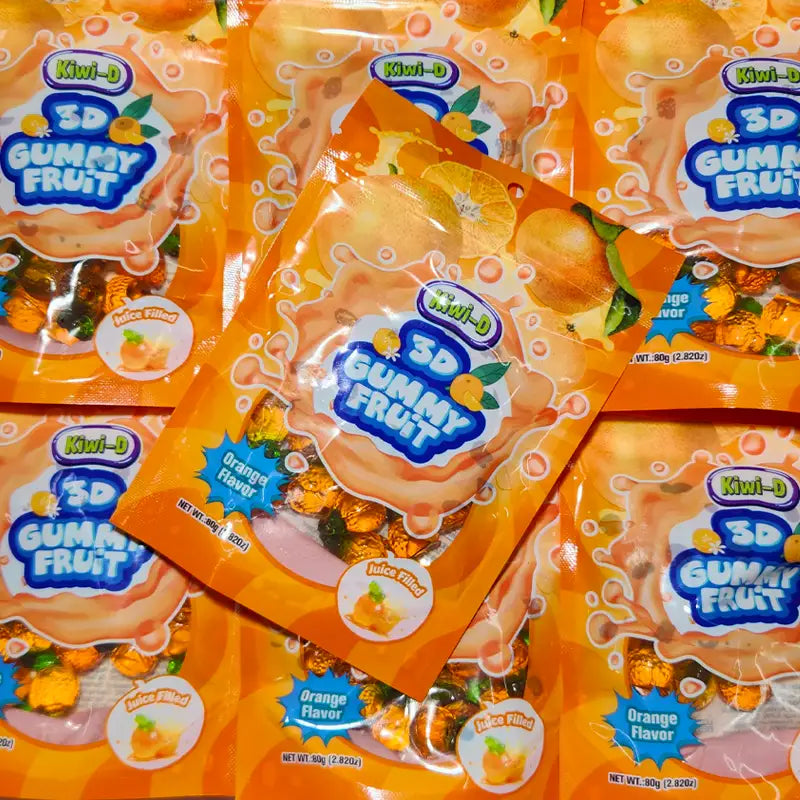 3D Gummy Oranges 80g