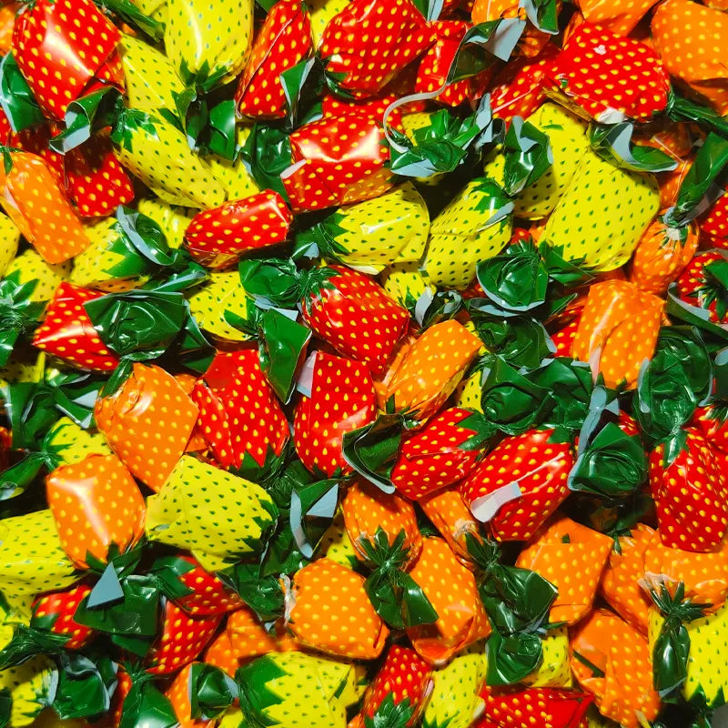 Assorted Wrapped Fruits