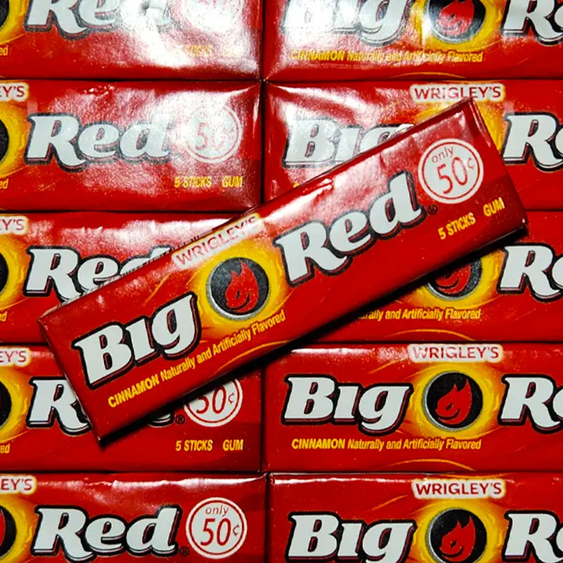BBD: 23.08.2026 - Wrigley’s Big Red Cinnamon Gum 5 Pack