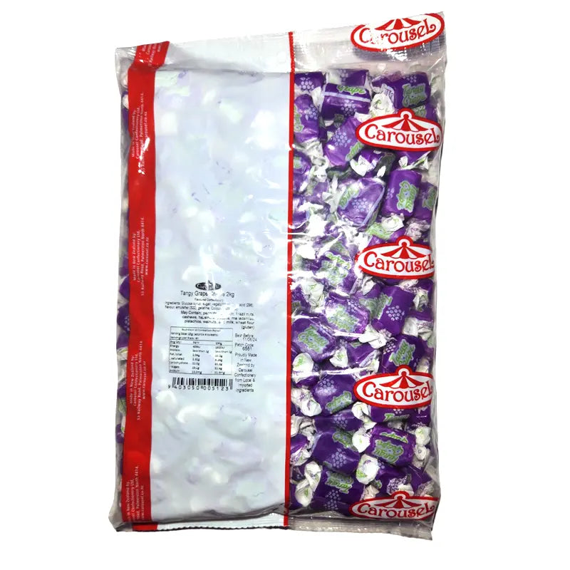 Tangy Grape Chews (2kg Bag)