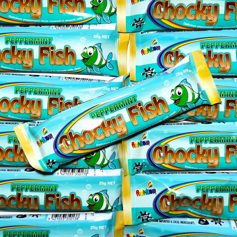 Peppermint Chocky Fish 25g