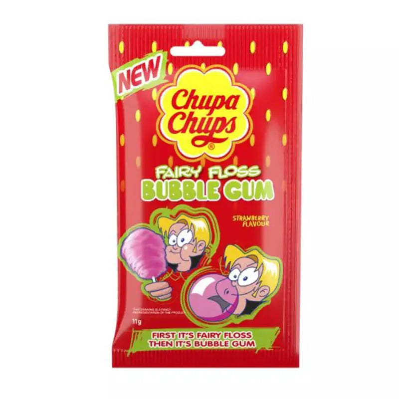 Chupa Chups Fairy Floss Bubble Gum 11g