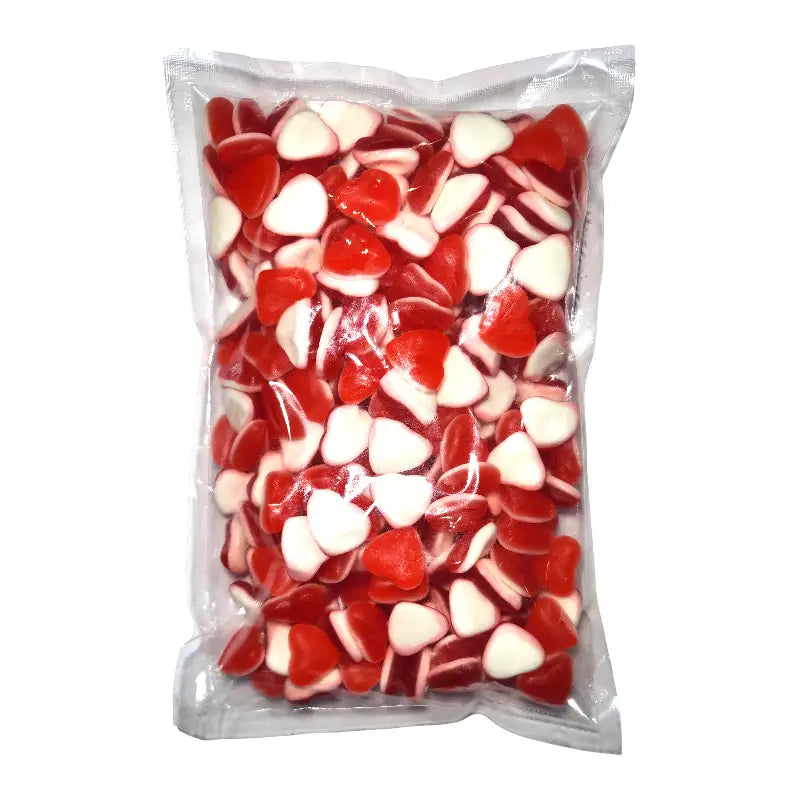 Cherry & Cream Hearts 1kg
