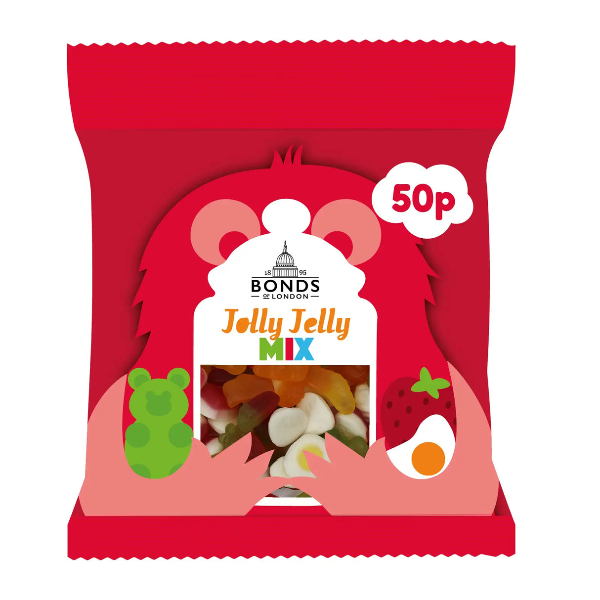 Bonds Jolly Jelly Mix 50g (UK)