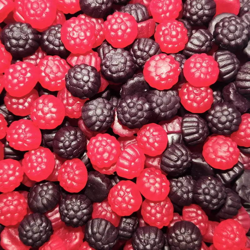 Gummy Blackberries & Raspberries