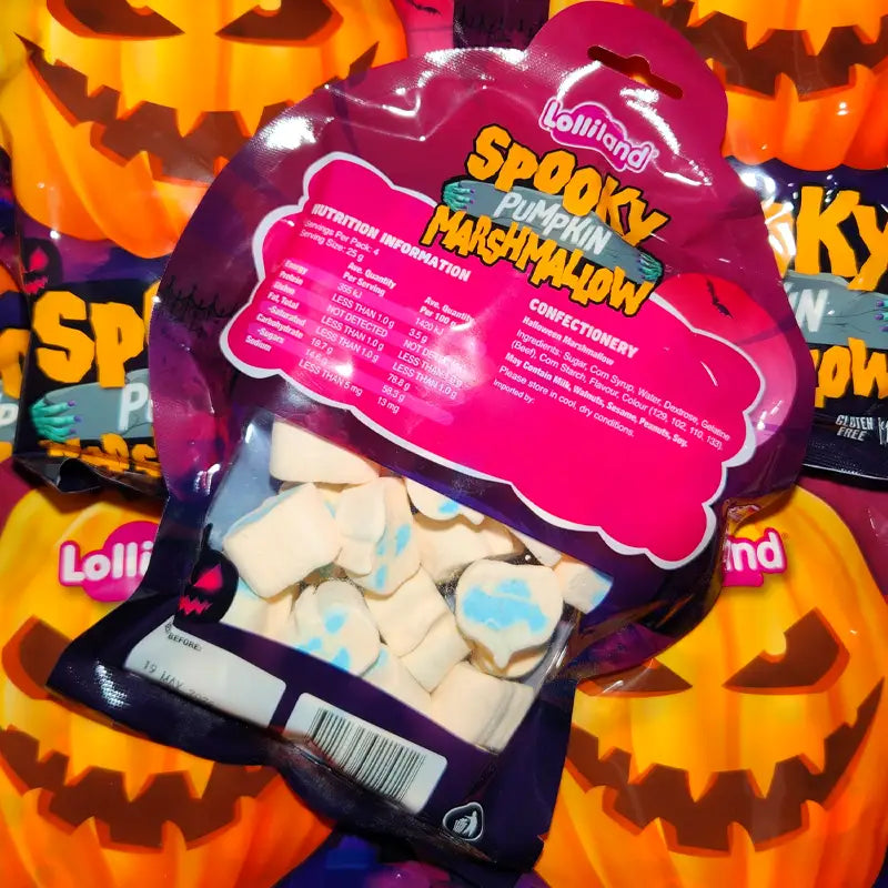 Spooky Pumpkin Marshmallows 100g