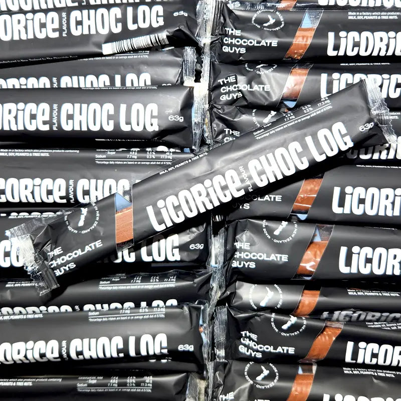 Licorice Chocolate Log 63g