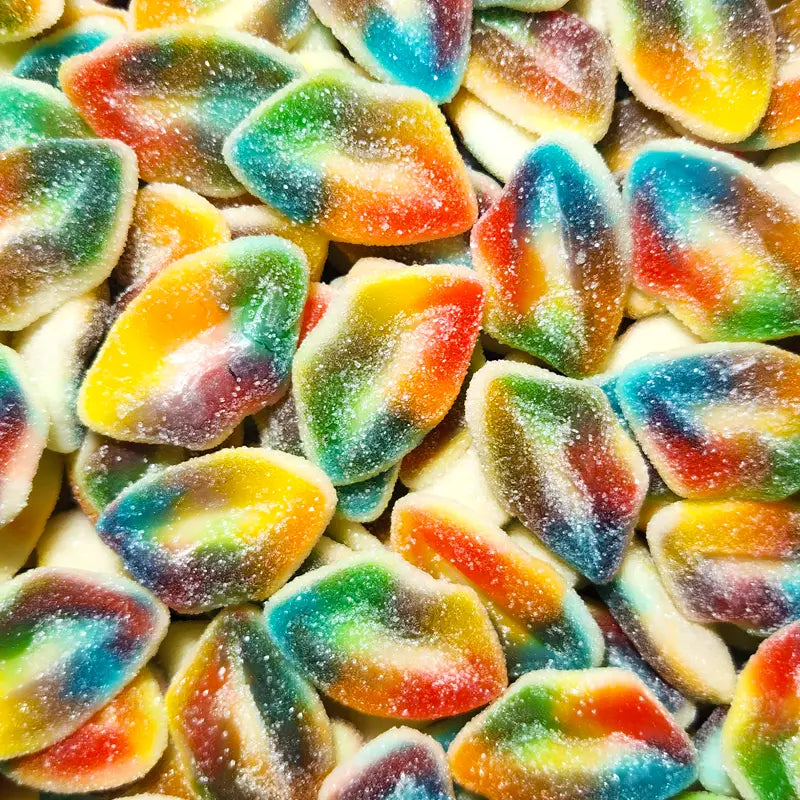 Multicolored, Lip-Shaped Gummy Candies - Candy Co