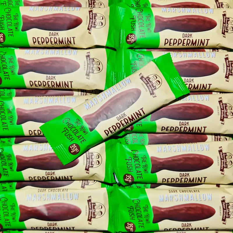 Dark Peppermint Chocolate Fushes 35g