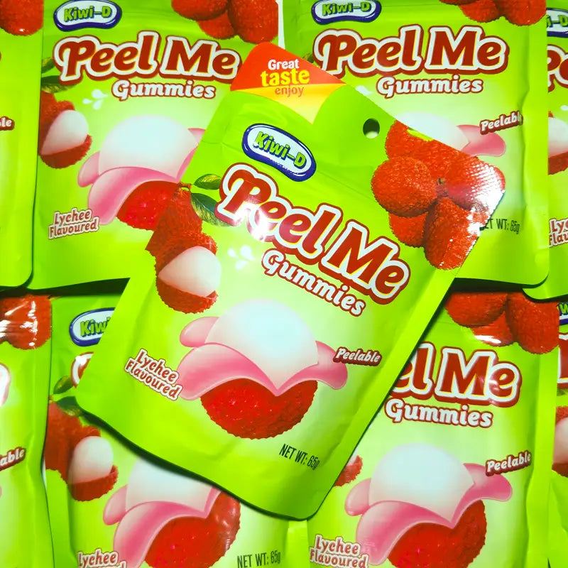 Lychee Peel Me Gummies 65g