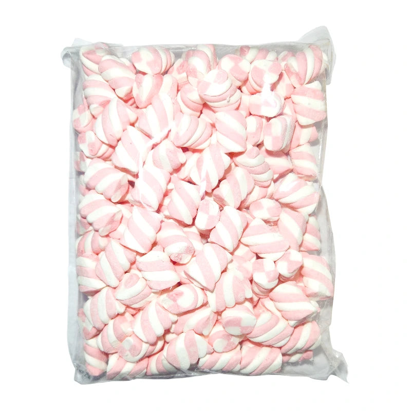 Pink Twisted Marshmallows (800g Bag)