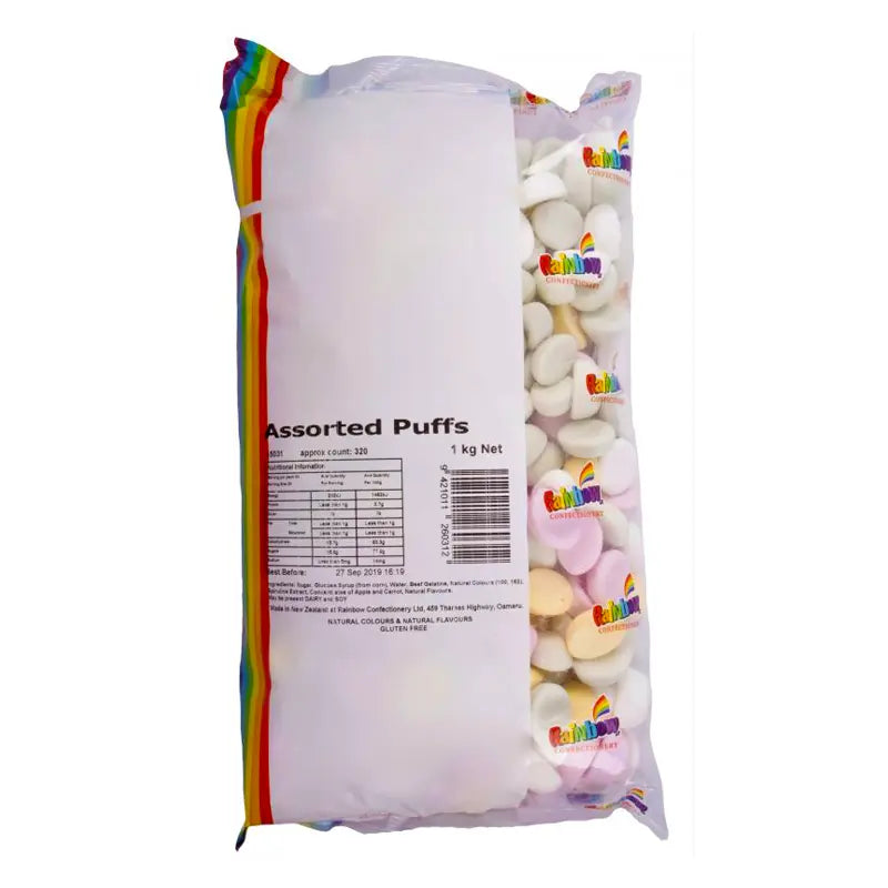 Assorted Puffs (1kg Bag)