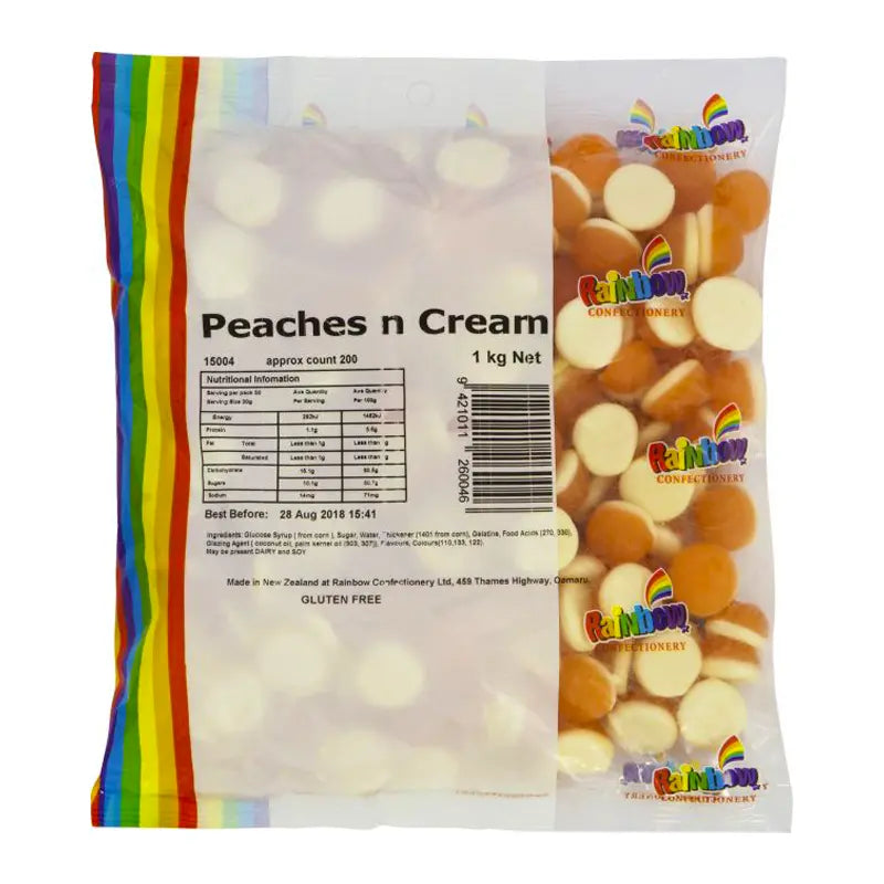 Peaches and Cream (1kg Bag)