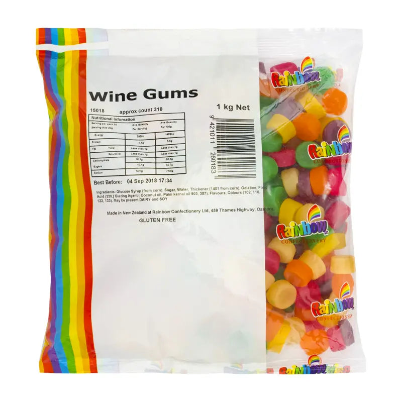 Wine Gums (1kg Bag)