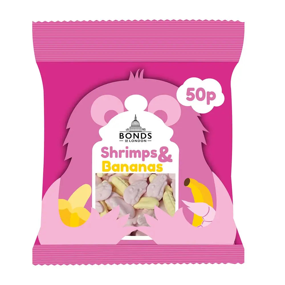 Bonds Shrimps and Bananas 50g (UK)