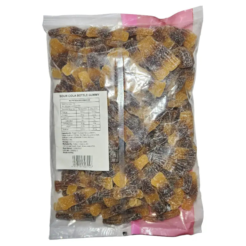 BBD: 15.09.2026 - Large Sour Cola Bottles 2kg