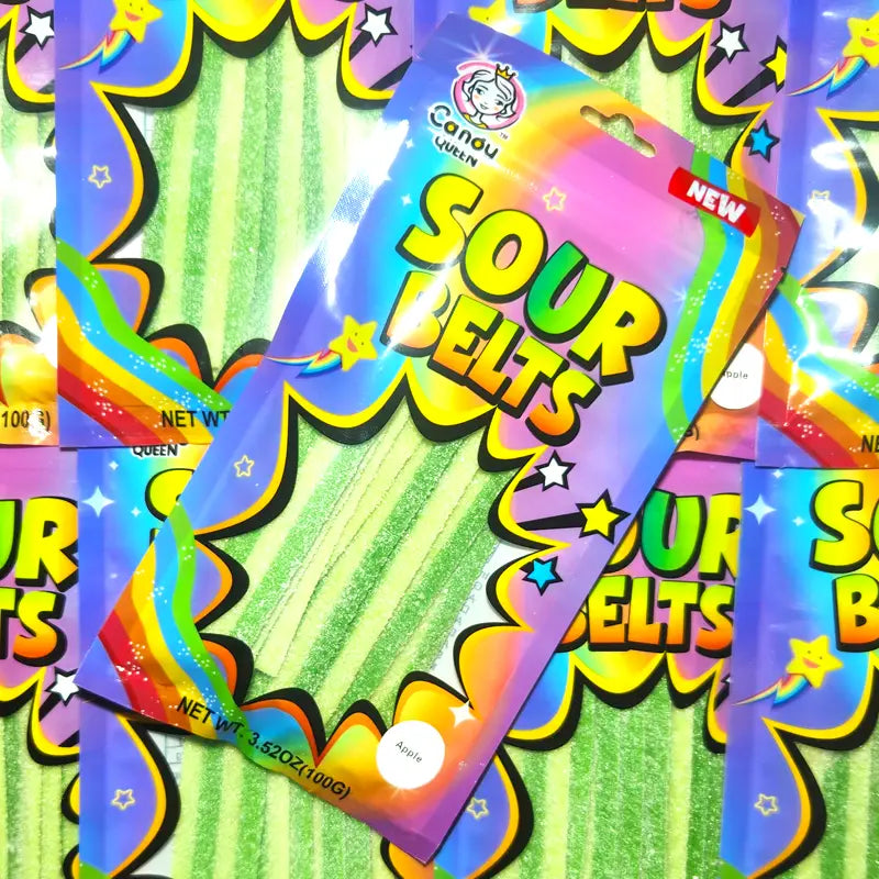 Sour Belts Apple 100g