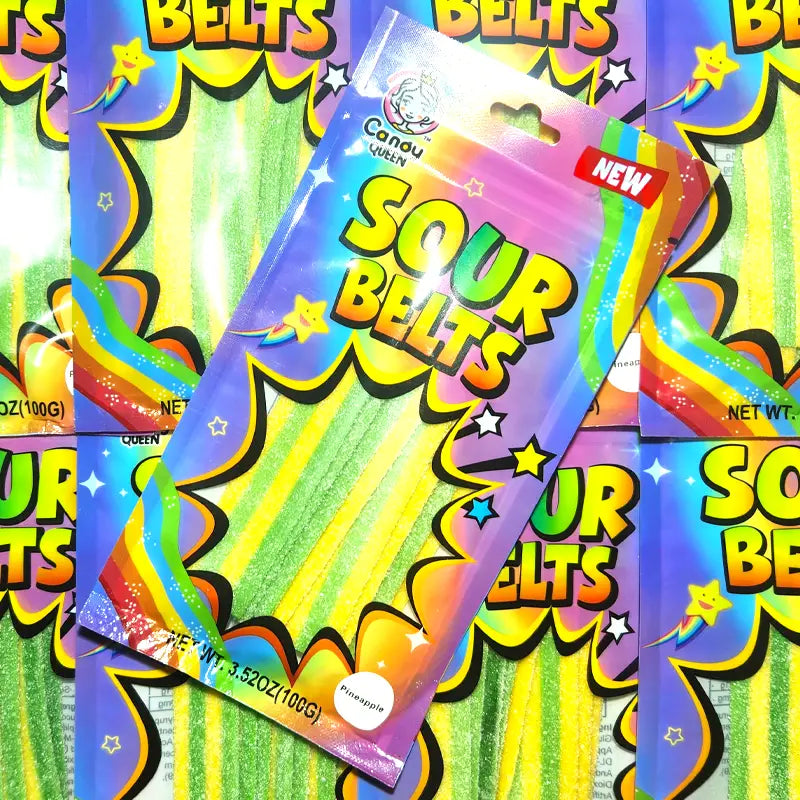 Sour Belts Pineapple 100g