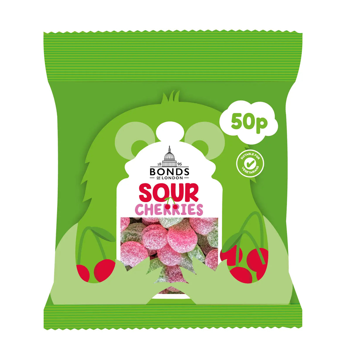 Bonds Sour Cherries 50g (UK)