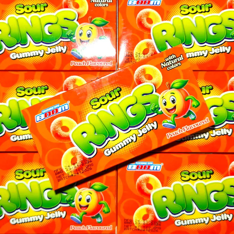 Sour Rings 100g Theater Box