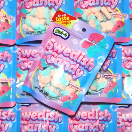 Swedish Style Candy Mixed Berry Skulls 80g