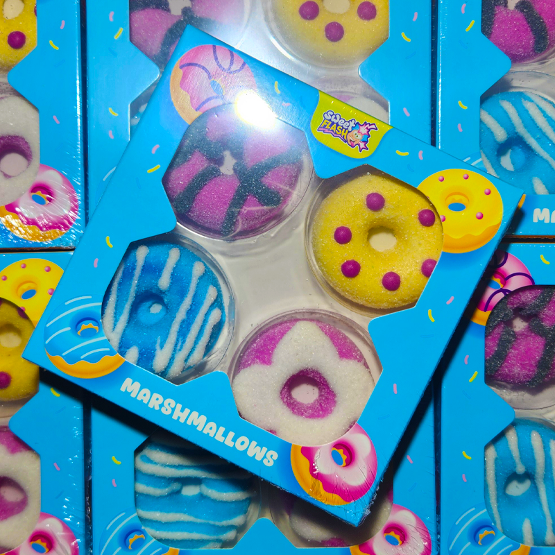 Marshmallow Donut Box 100g