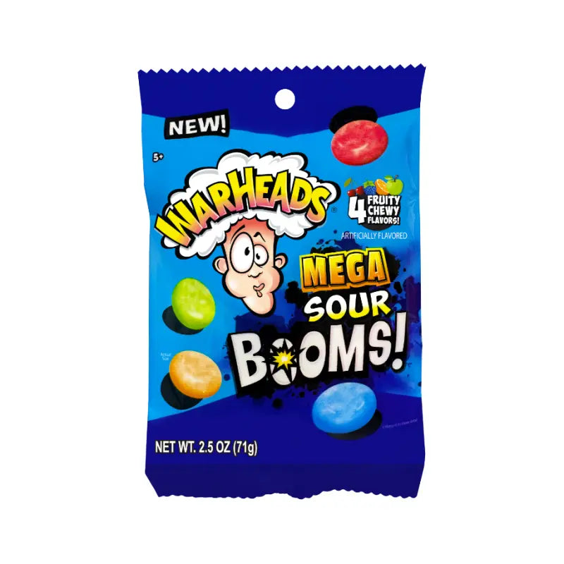 Warheads Mega Sour Booms 71g