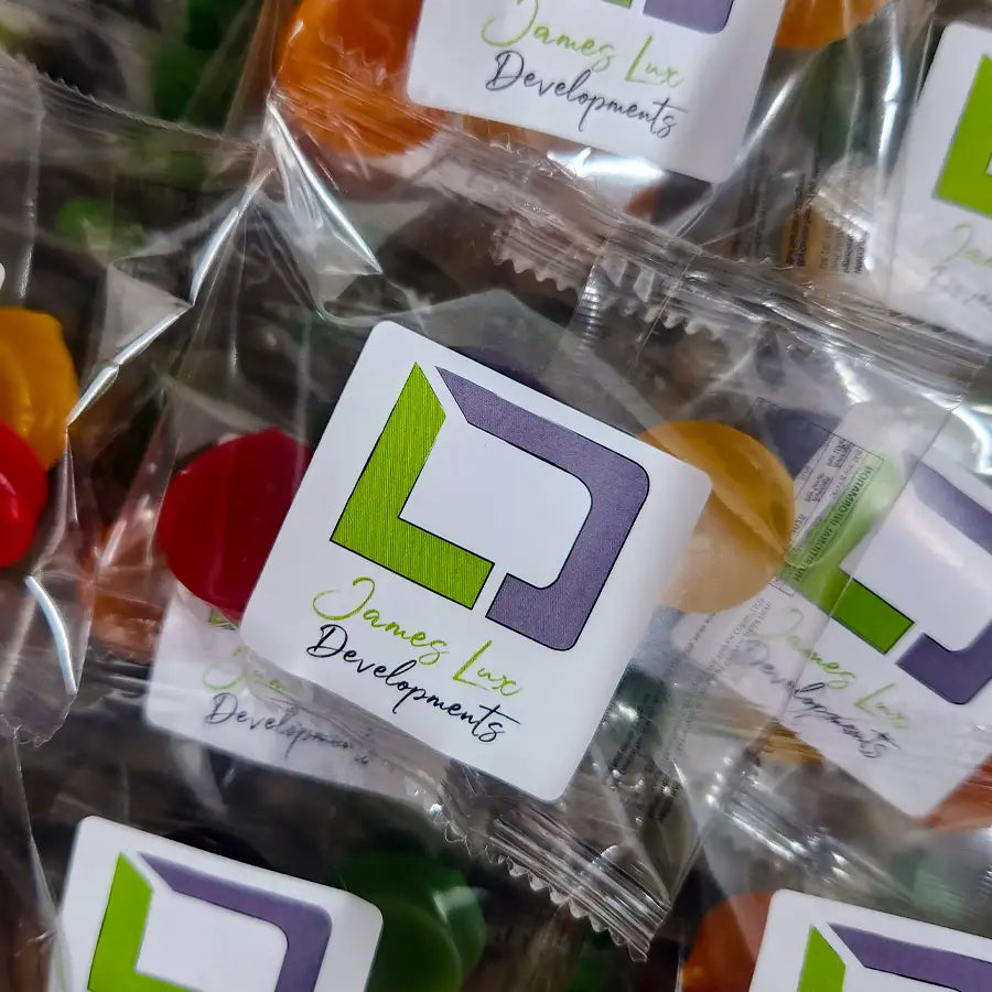 BRANDED Promotional Wine Gums - 30 grams SPECIAL