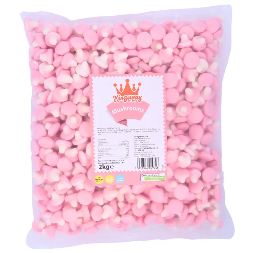 BBD: Sep 2026 Fondant Mushrooms 3kg Bag