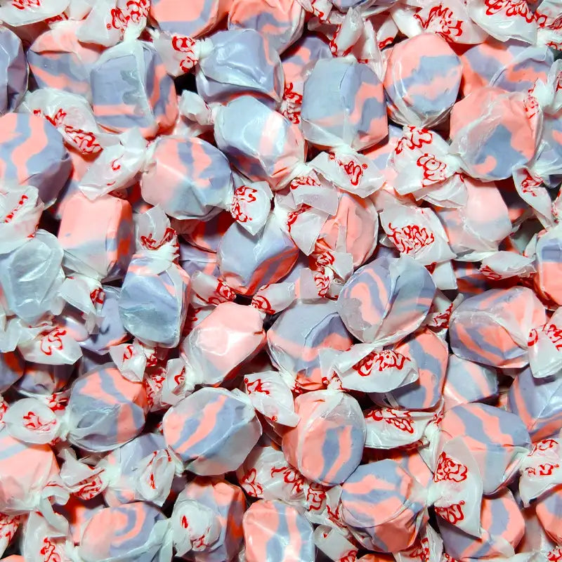 Taffy Town Tropical Punch salt water taffy individually wrapped with tropical fruit punch flavour