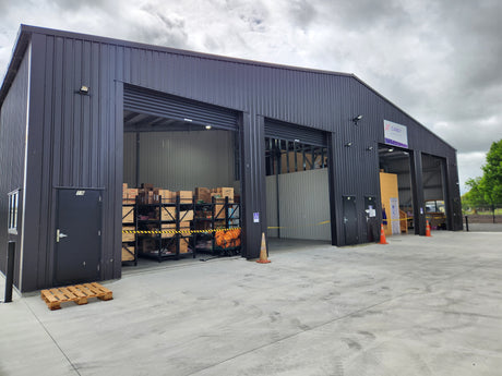The Outside of Candy Co's Warehouse Located in Morrinsville New Zealand