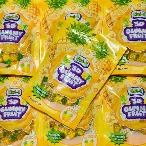 3D Gummy Pineapple 80g – Candy Co