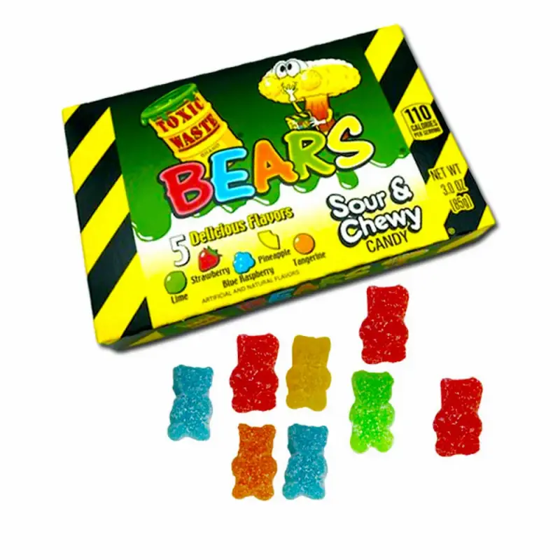 Toxic Waste Sour Bears Theater Box 85g