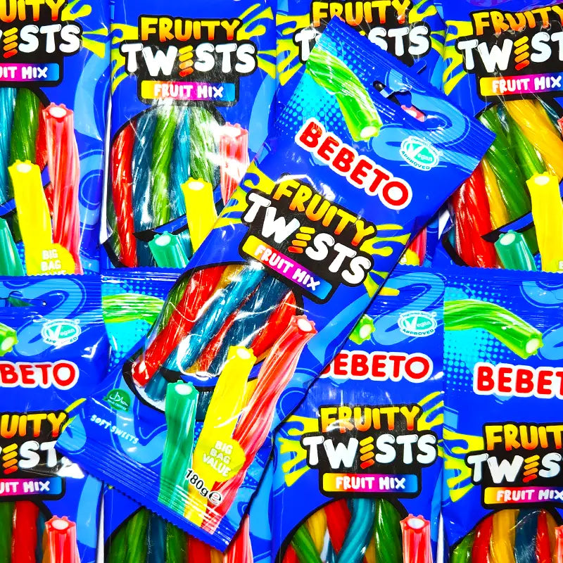 Bebeto Fruity Twists Fruit Mix 180g