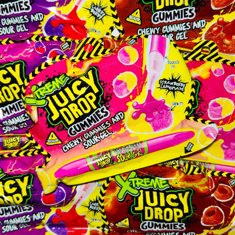 X-Treme Juicy Drop Gummies & Sour Gel 57g