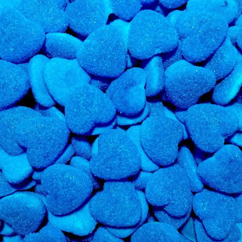 Filled Blue Hearts