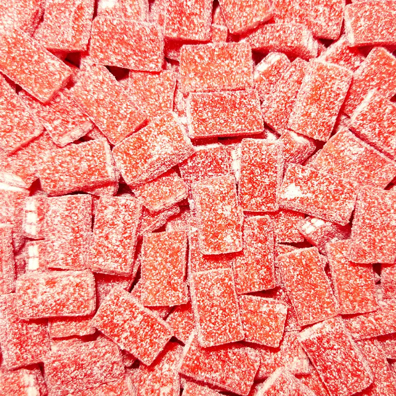 Fizzy Raspberry Bricks Fizzy Red Bricks - Order Sour Lollies Online - Candy Co