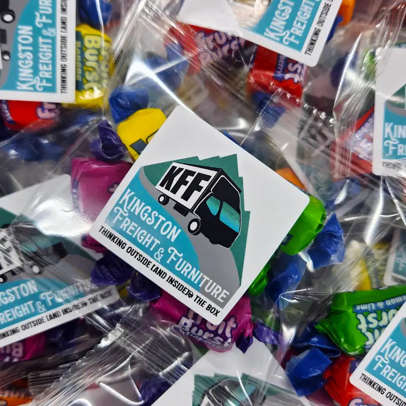 BRANDED Fruit Bursts Promotional Lollies