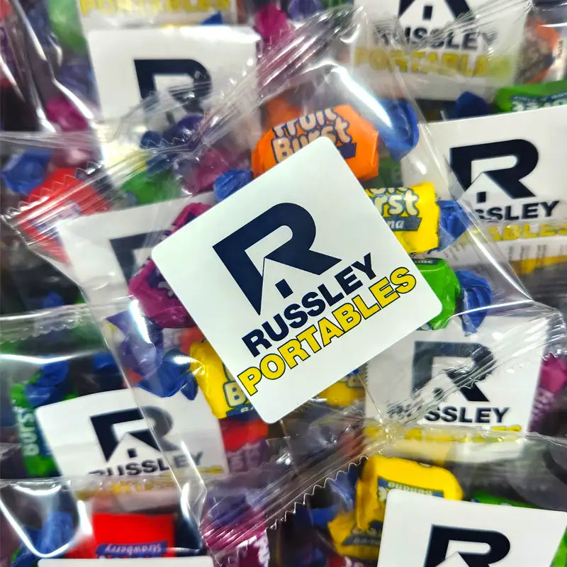 BRANDED Fruit Bursts Promotional Lollies