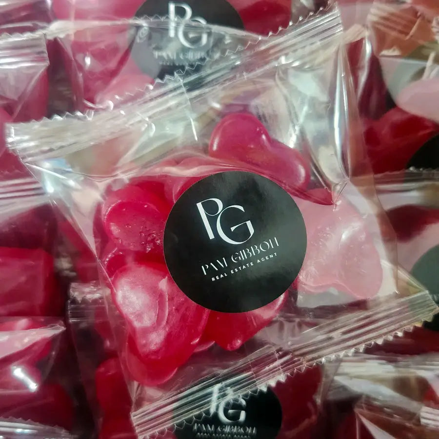 BRANDED Glo Hart Promotional Lollies - 30g SPECIAL