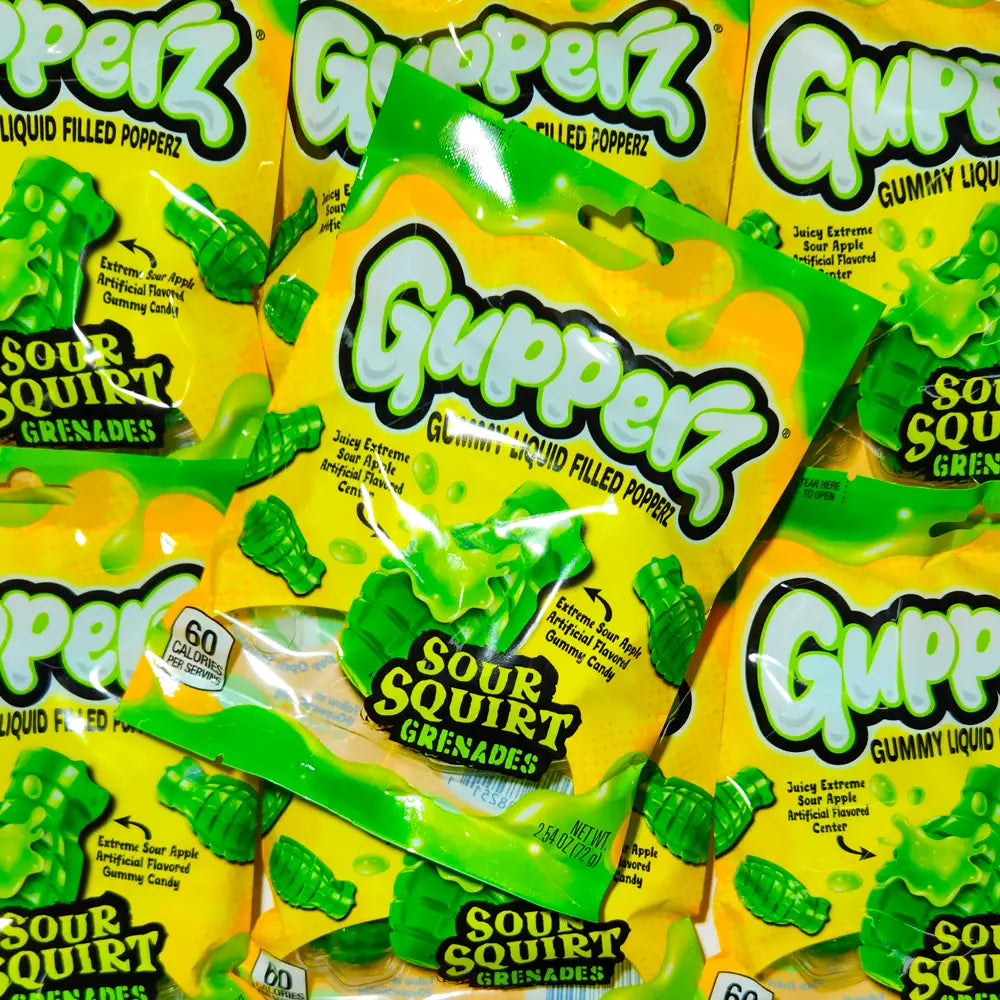 Gupperz Sour Squirt Grenades 72g