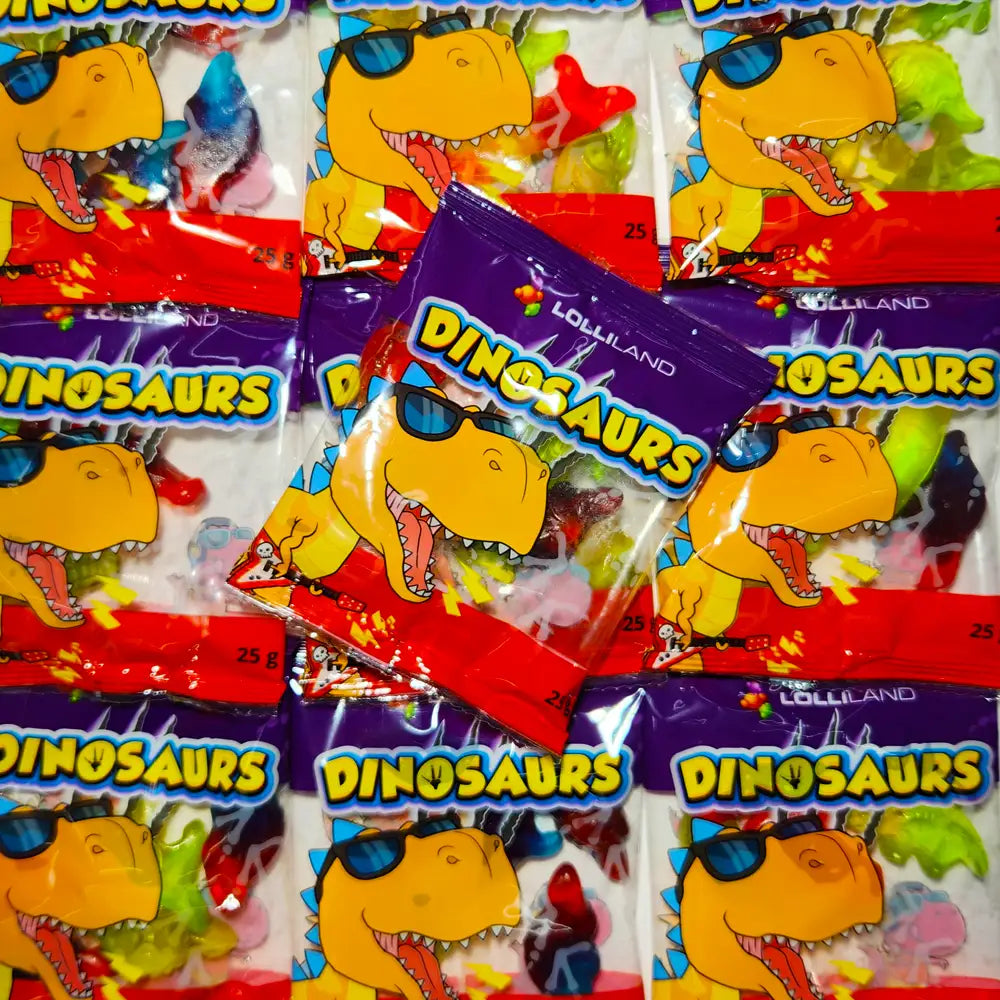 Dinosaurs Gummies 10 Pack (10 x 25g)
