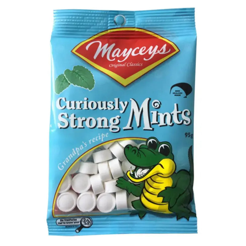 Mayceys Curiously Strong Mints Handy Bag