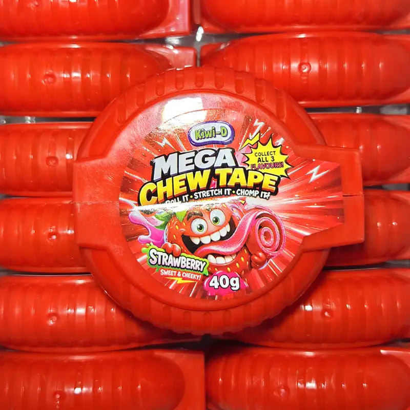 Mega Chew Tape Strawberry 40g