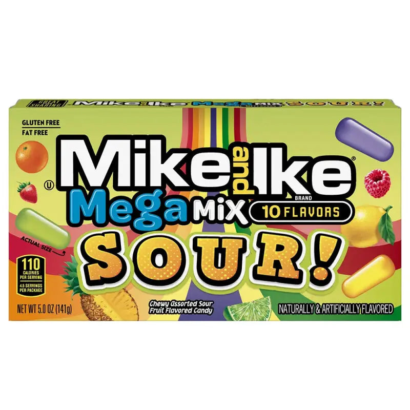 Mike and Ike Mega Mix Sour 120g