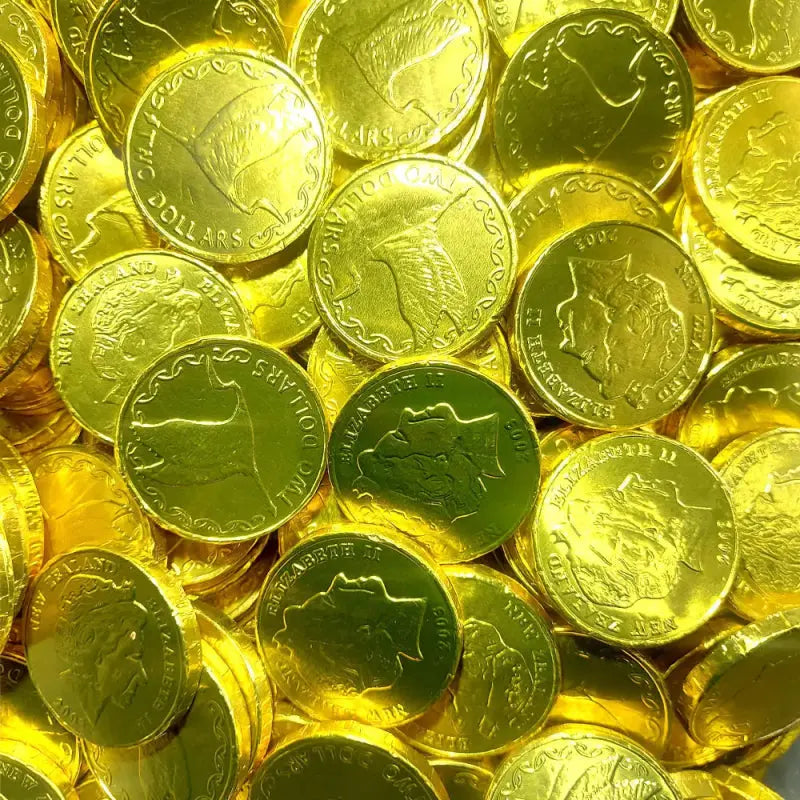 Money Candy Milk Chocolate $2 Coins - Shop Lollies Online - Candy Co
