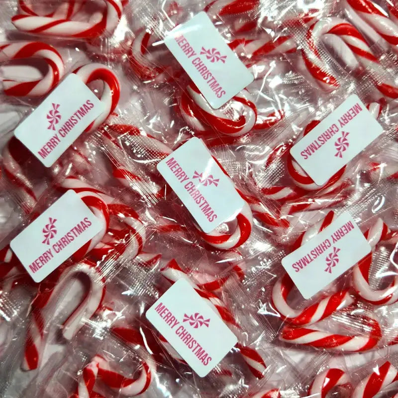 Mini Branded Candy Canes