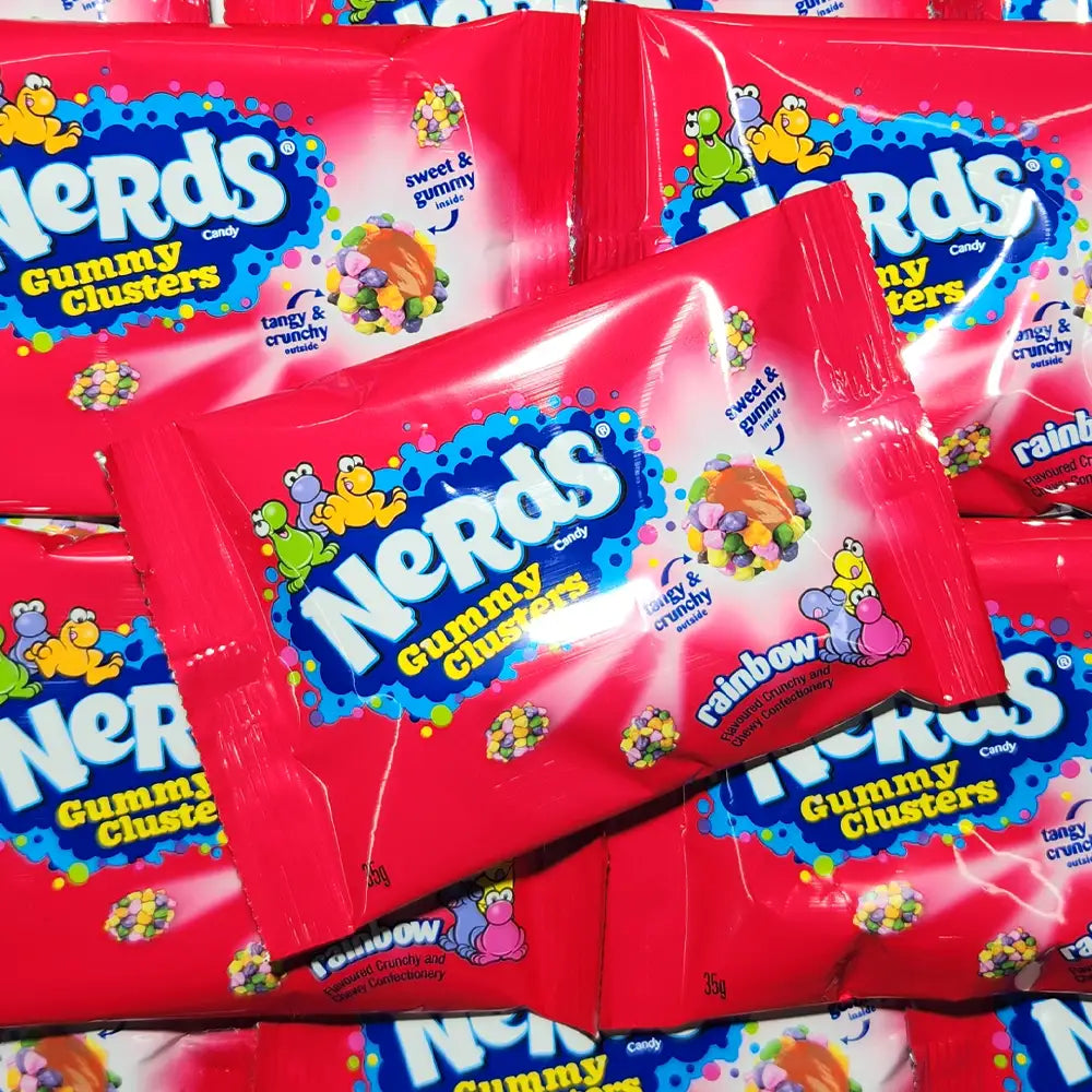 Nerd Gummy Clusters Rainbow Pouch 35g