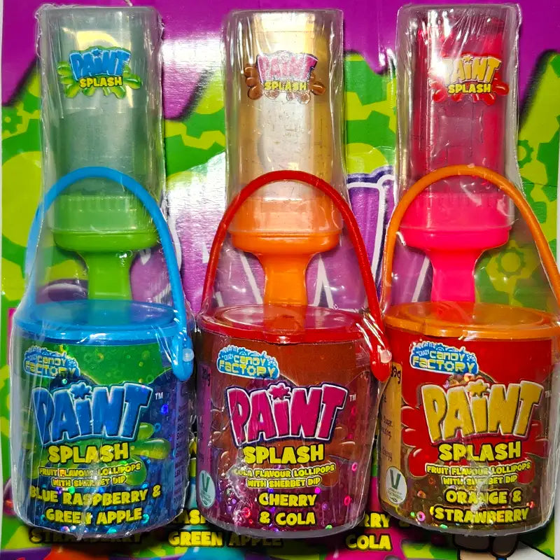 Paint Splash Lollipops & Sherbet Dip 39g (1pc)