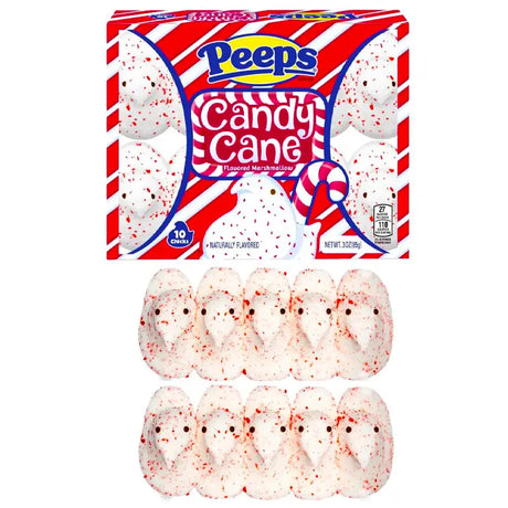 Peeps Candy Cane Marshmallow Ducks 85g Peeps Candy Co